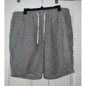 Express men’s grey draw string shorts